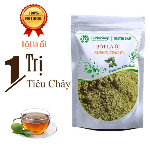 bột lá ổi trị tiêu chảy