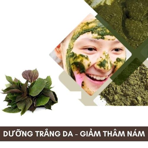 Bột tía tô đẹp da