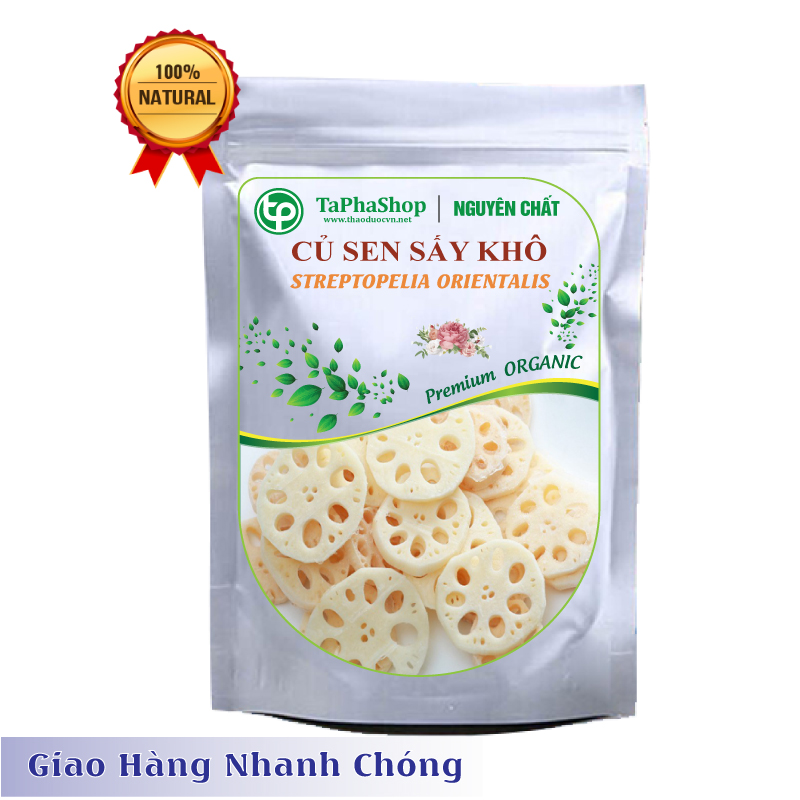 củ sen sấy khô sắt lát : tác dụng, cách dùng, nơi bán ở tphcm