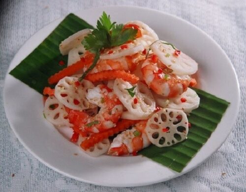 goi-cu-sen Gỏi củ sen