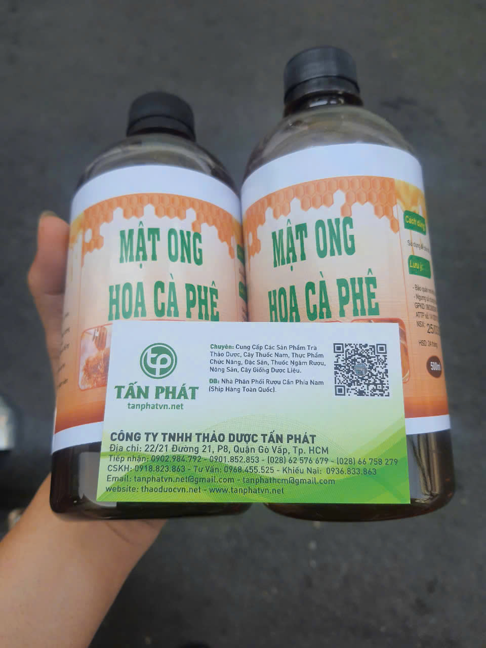 Tấn Phát là địa chỉ bán mật ong hoa cà phê tại TP.HCM uy tín