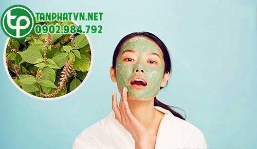 Đẹp da từ mặt nạ cỏ xước