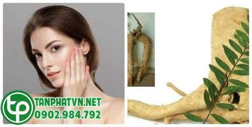 mật nhân làm đẹp da