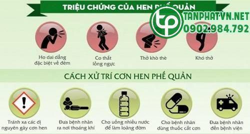 cách xử lí khi bị hen suyễn