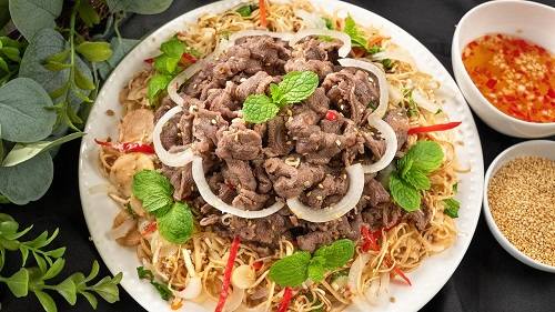 Gỏi bò bắp chuối Gỏi bò bắp chuối