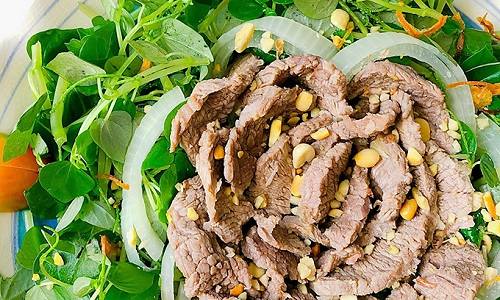 Gỏi bò rau càng cua Gỏi bò rau càng cua