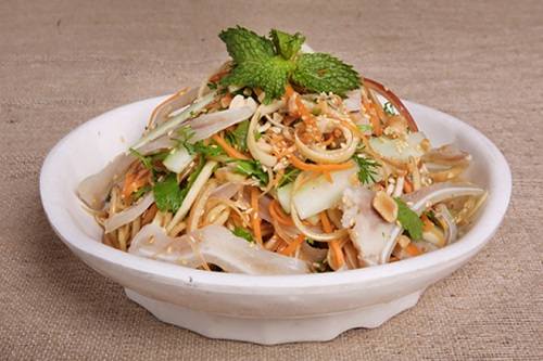 Gỏi tai heo bắp chuối