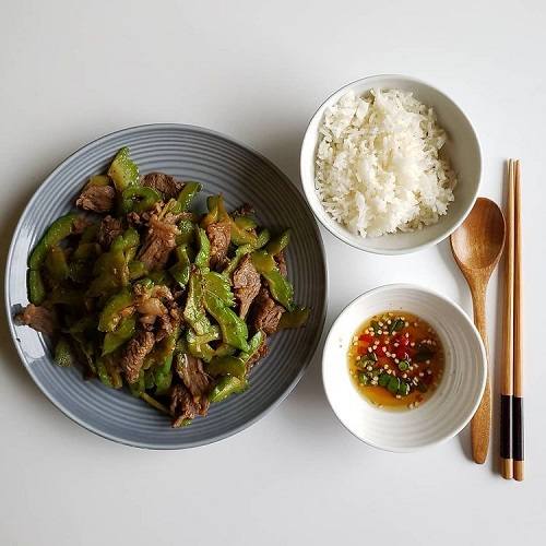 Món bò né xào khổ qua bắt cơm Món bò né xào khổ qua bắt cơm