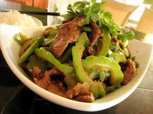Khổ qua rừng xào thịt bò Khổ qua rừng xào thịt bò