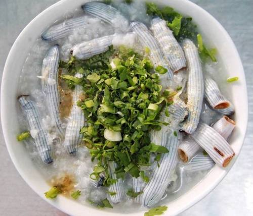 Cháo sá sùng Cháo sá sùng