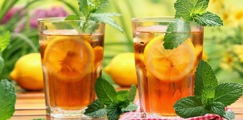 Trà cam bạc hà Trà cam bạc hà