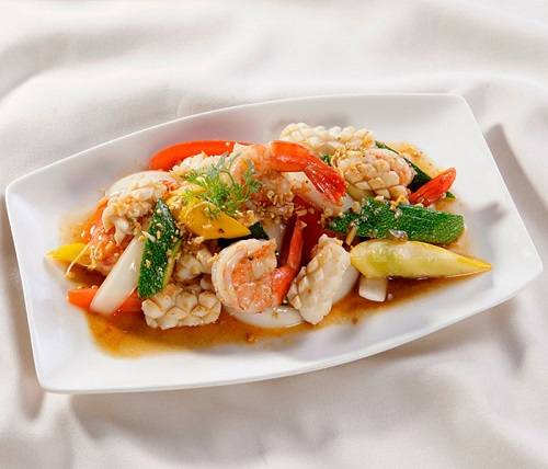 Mực xào chua ngọt
