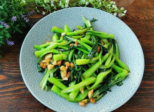 Cải ngọt xào tỏi