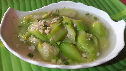 Canh mướp thịt bằm