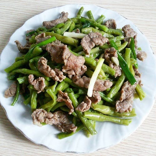 thịt bò xào đậu đũa thịt bò xào đậu đũa