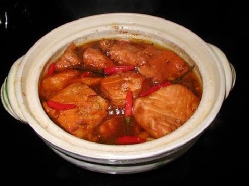 Cá hồi kho Cá hồi kho