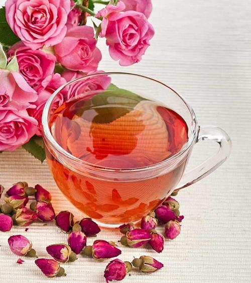 Trà nụ hoa hồng khô