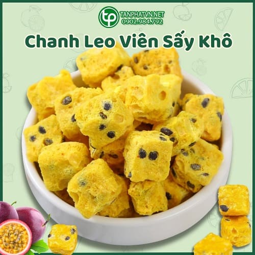 Viên chanh leo sấy thăng hoa tại Tấn Phát