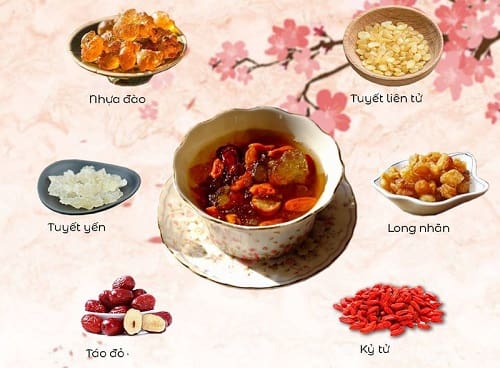 nguyên liệu nấu chè dưỡng nhan