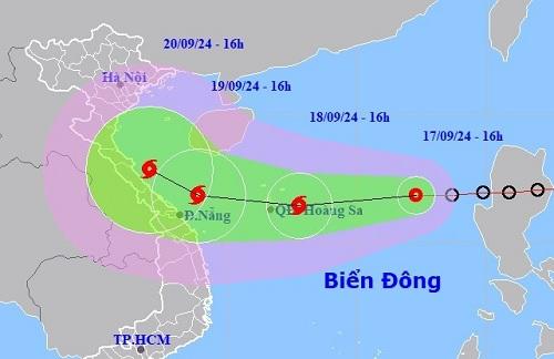 Dự báo về cơn bão số 4