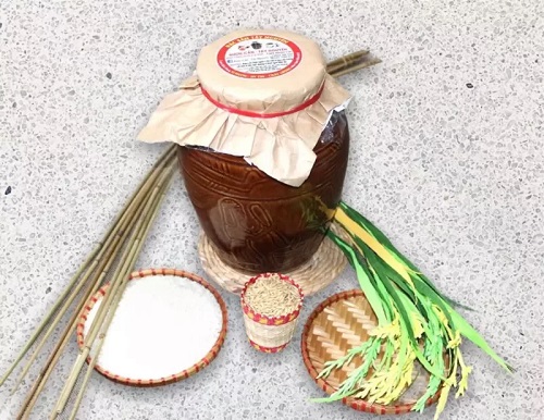 Rượu cần pha cùng các loại nguyên liệu khác