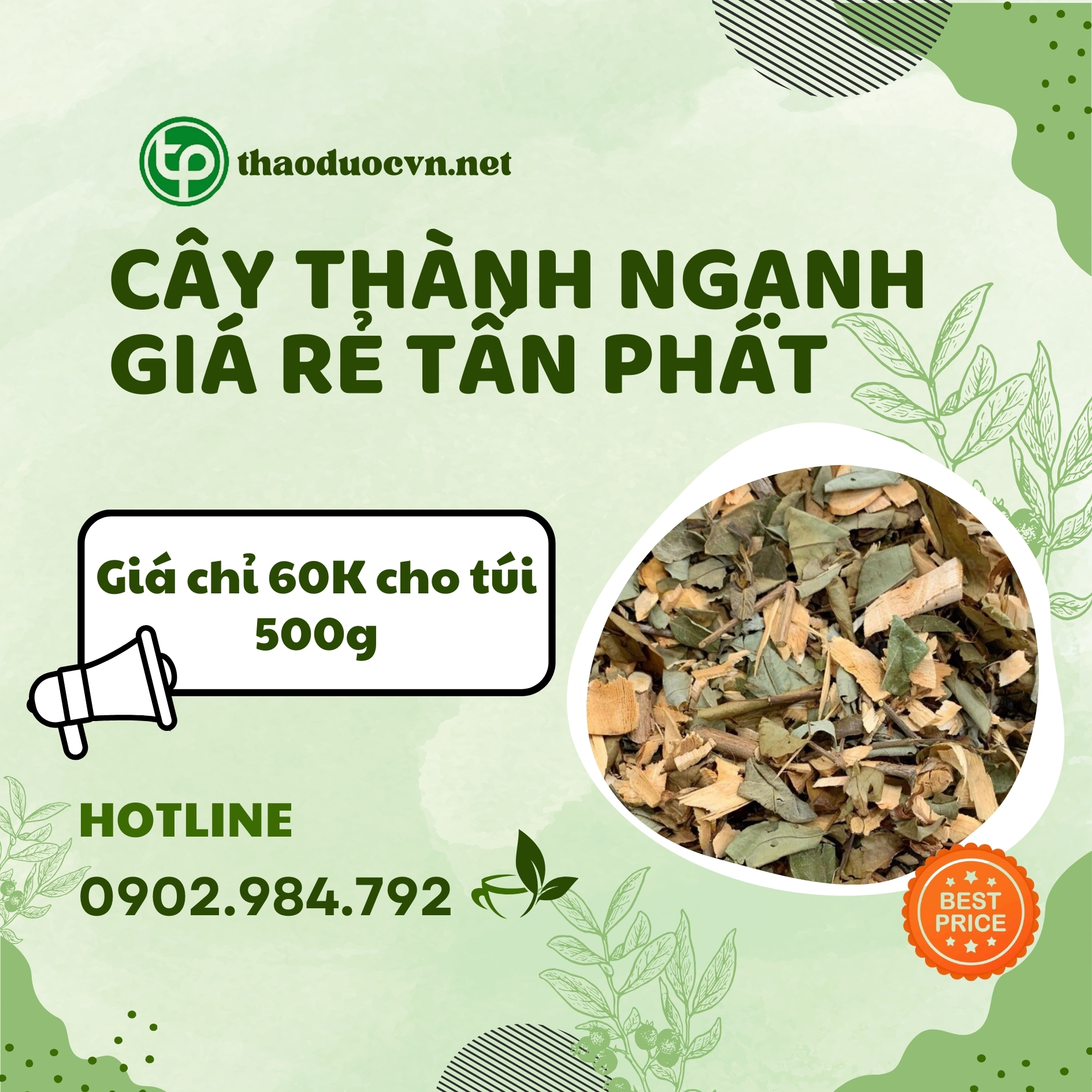 Sản phẩm cây thành ngạnh giá rẻ Tấn Phát