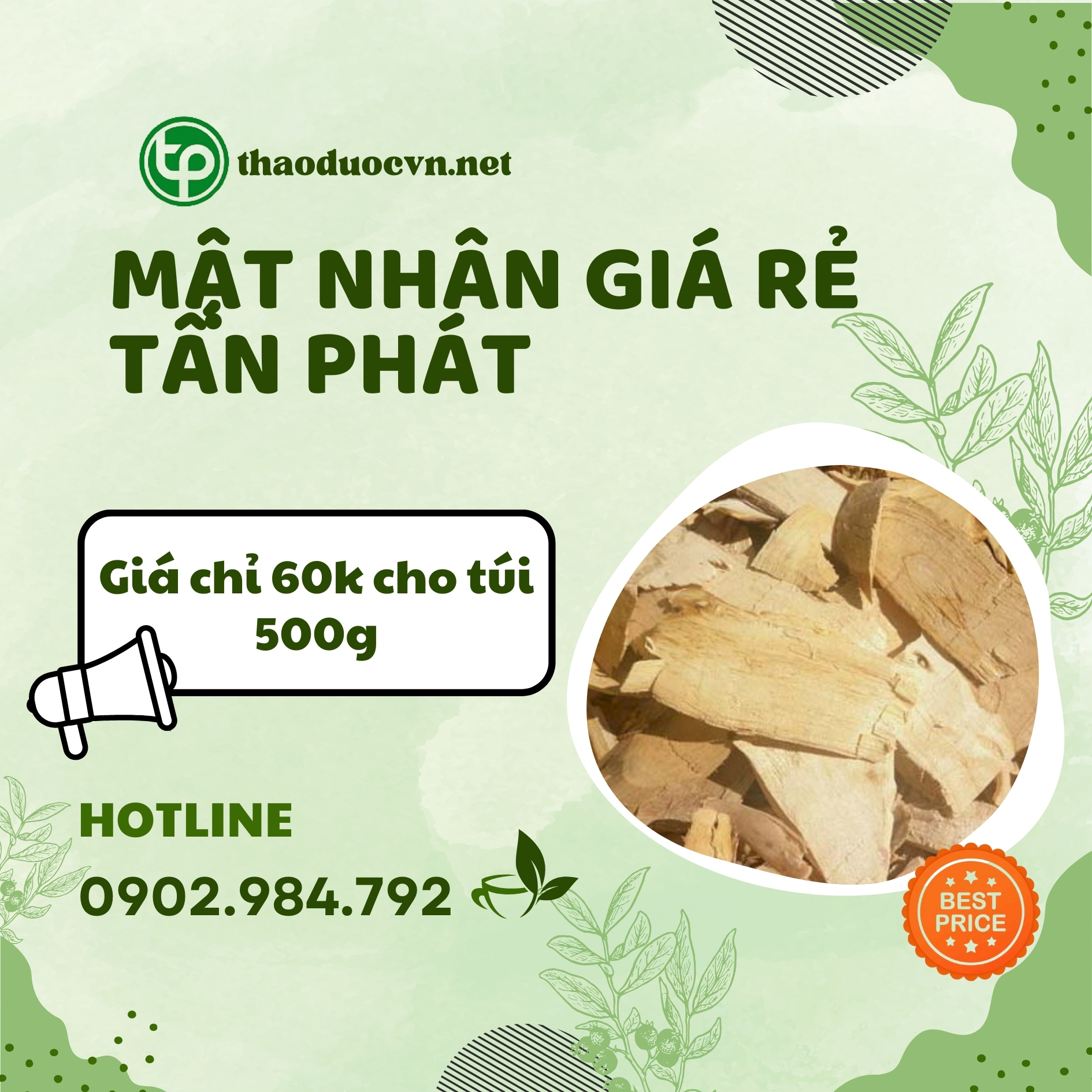 Sản phẩm mật nhân giá rẻ tại Tấn Phát
