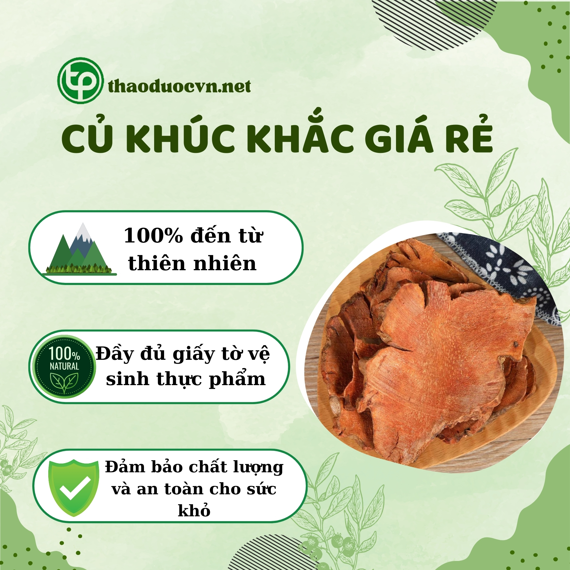 Tấn Phát là địa chỉ bán củ khúc khắc giá rẻ tại HCM