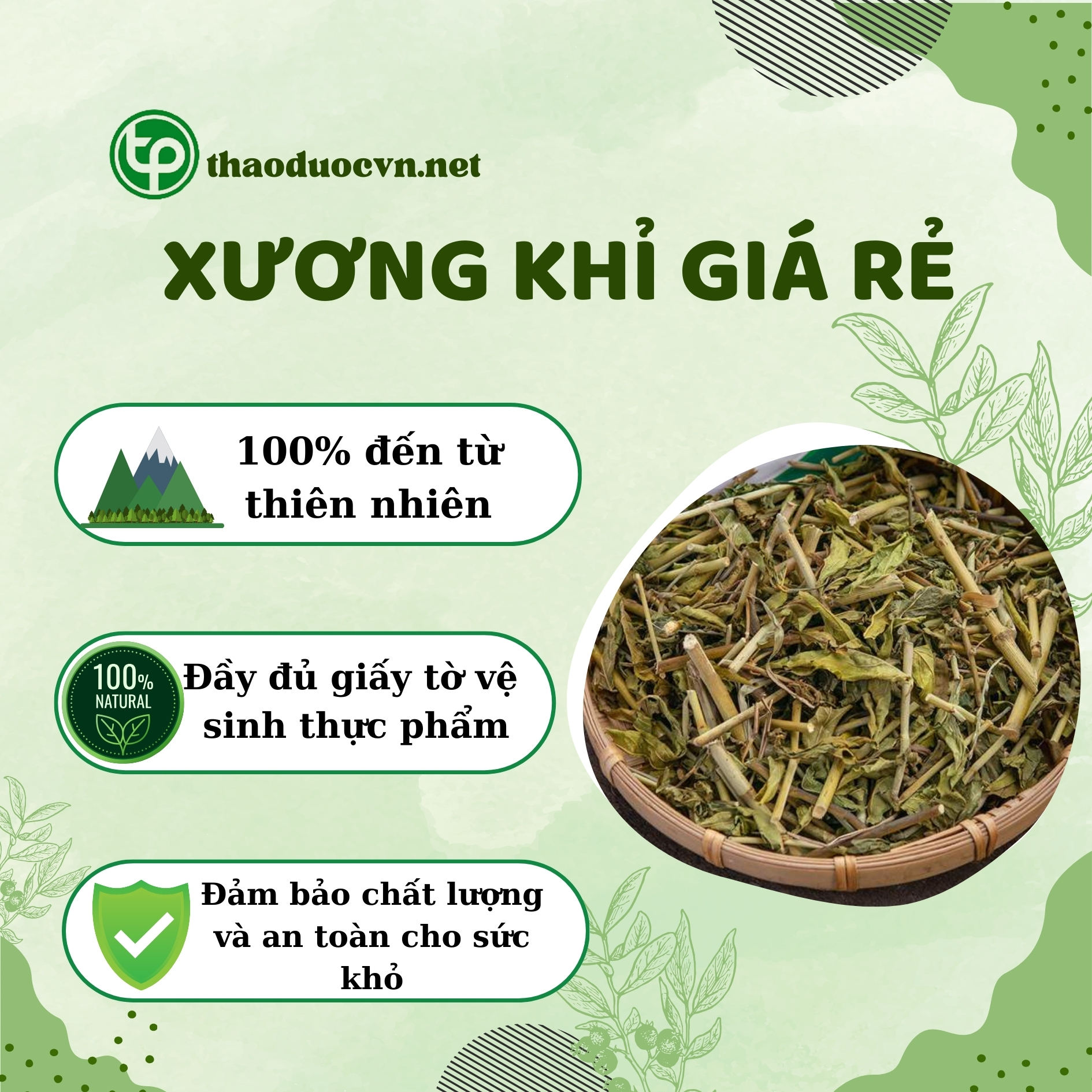 Cam kết khi mua xương khỉ giá rẻ Tấn Phát