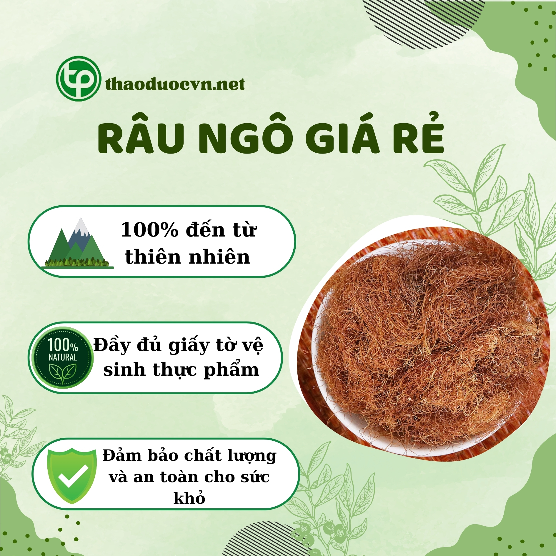 Tấn Phát là địa chỉ râu ngô giá rẻ tại HCM uy tín