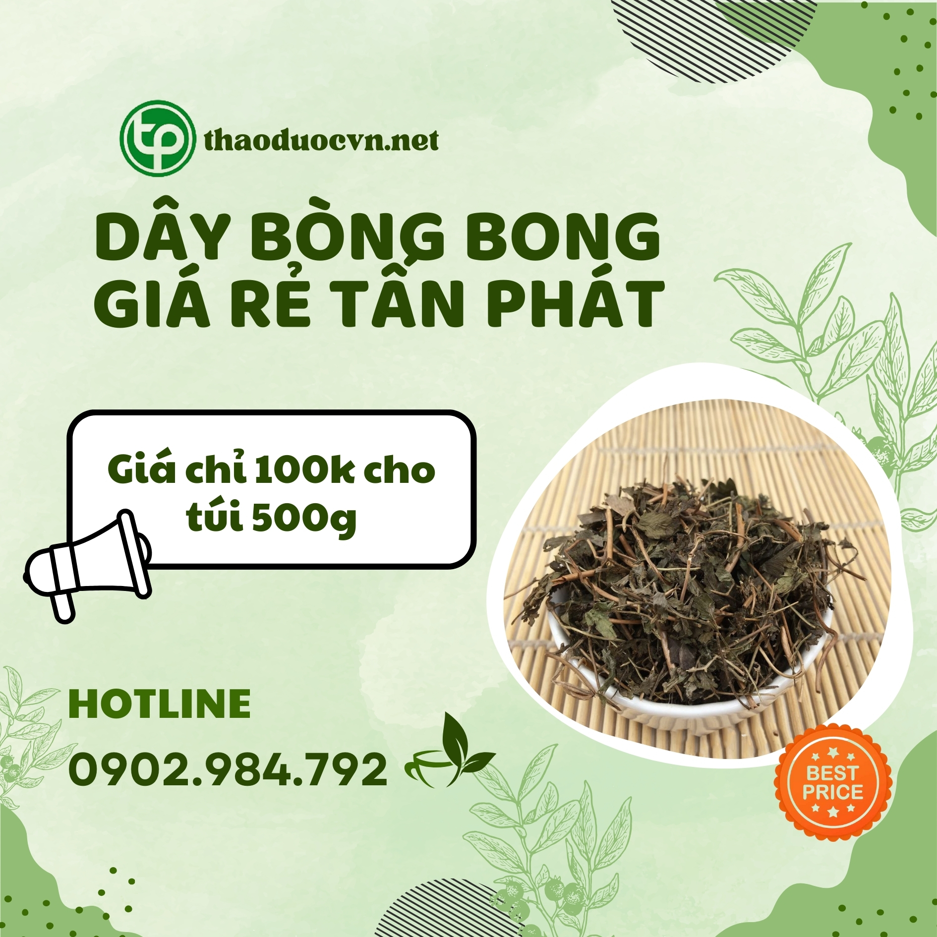 Sản phẩm dây bòng bong giá rẻ tại Tấn Phát