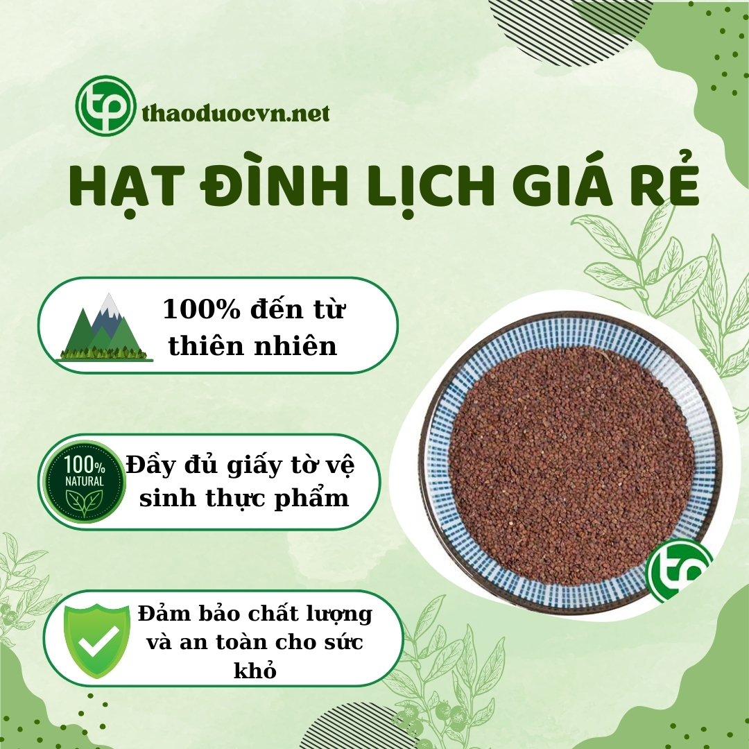 Chính sách ưu đãi khi mua hạt đình lịch giá rẻ Tấn Phát