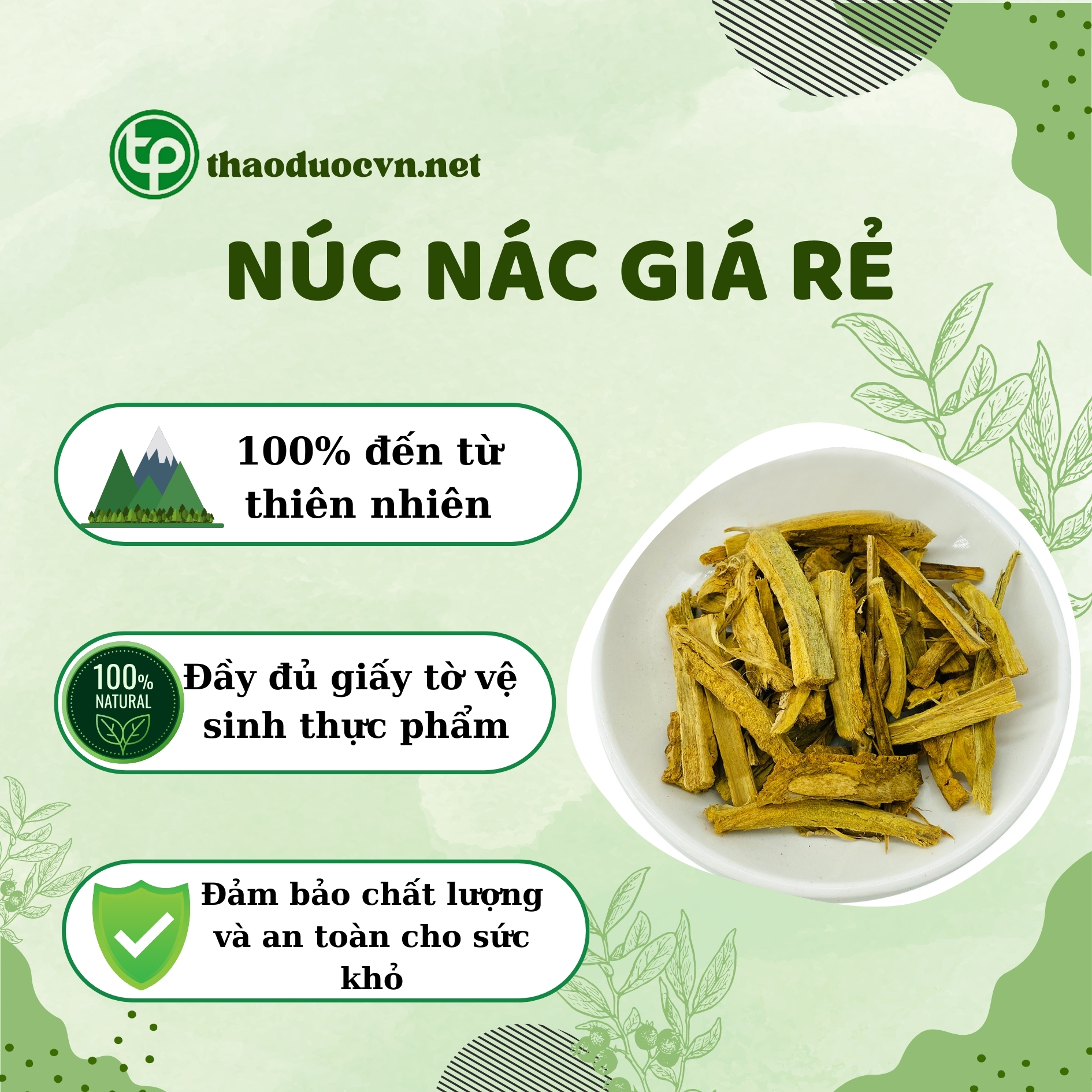 Chính sách ưu đãi khi mua núc nác giá rẻ Tấn Phát
