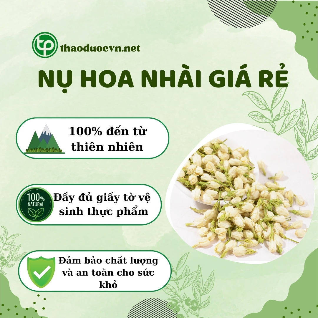 Cam kết khi mua nụ hoa nhài giá rẻ ở Tấn Phát