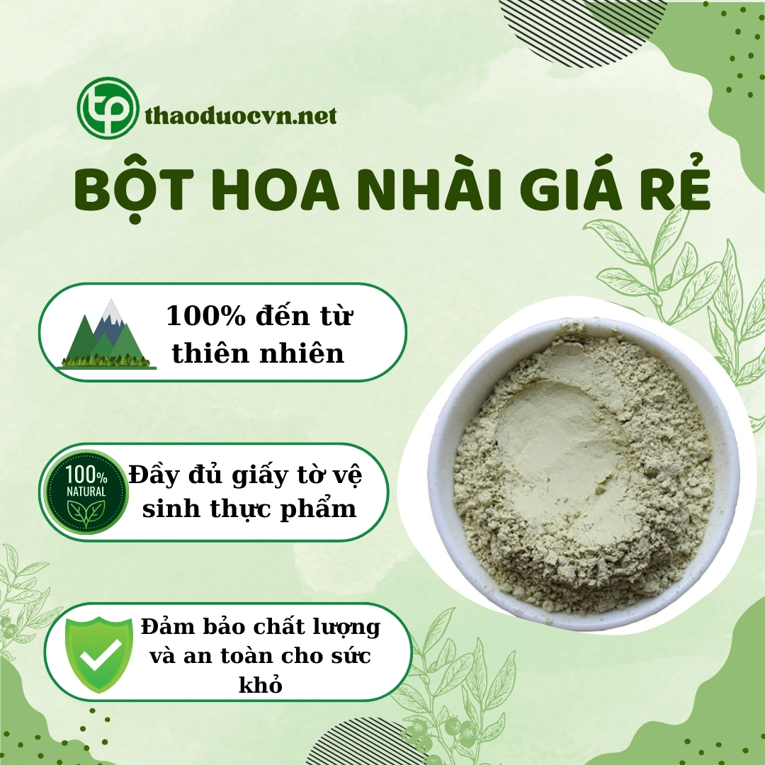 Chính sách khi mua bột hoa nhài giá rẻ tại Tấn Phát