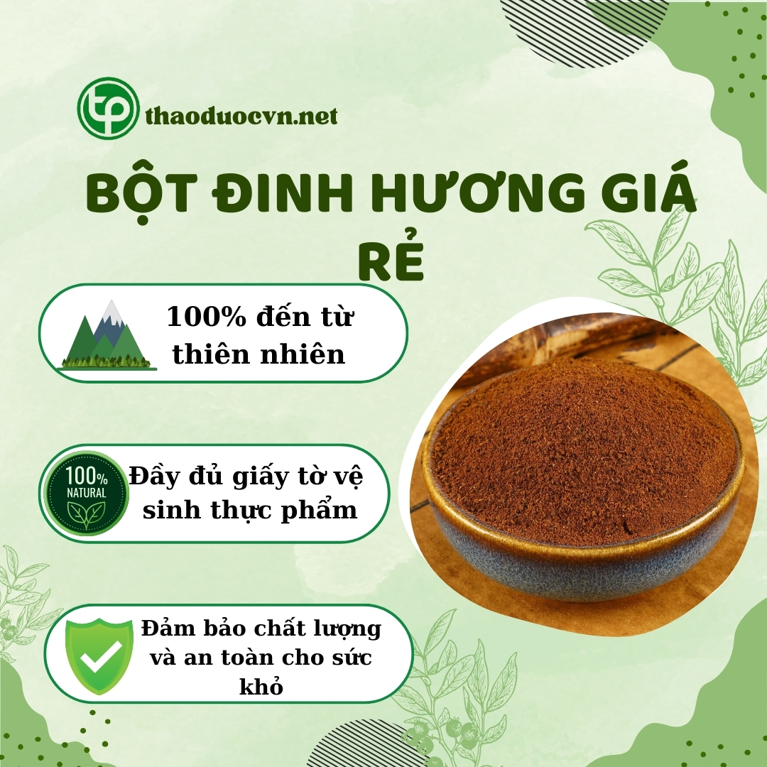 Cam kết khi mua bột đinh hương giá rẻ Tấn Phát