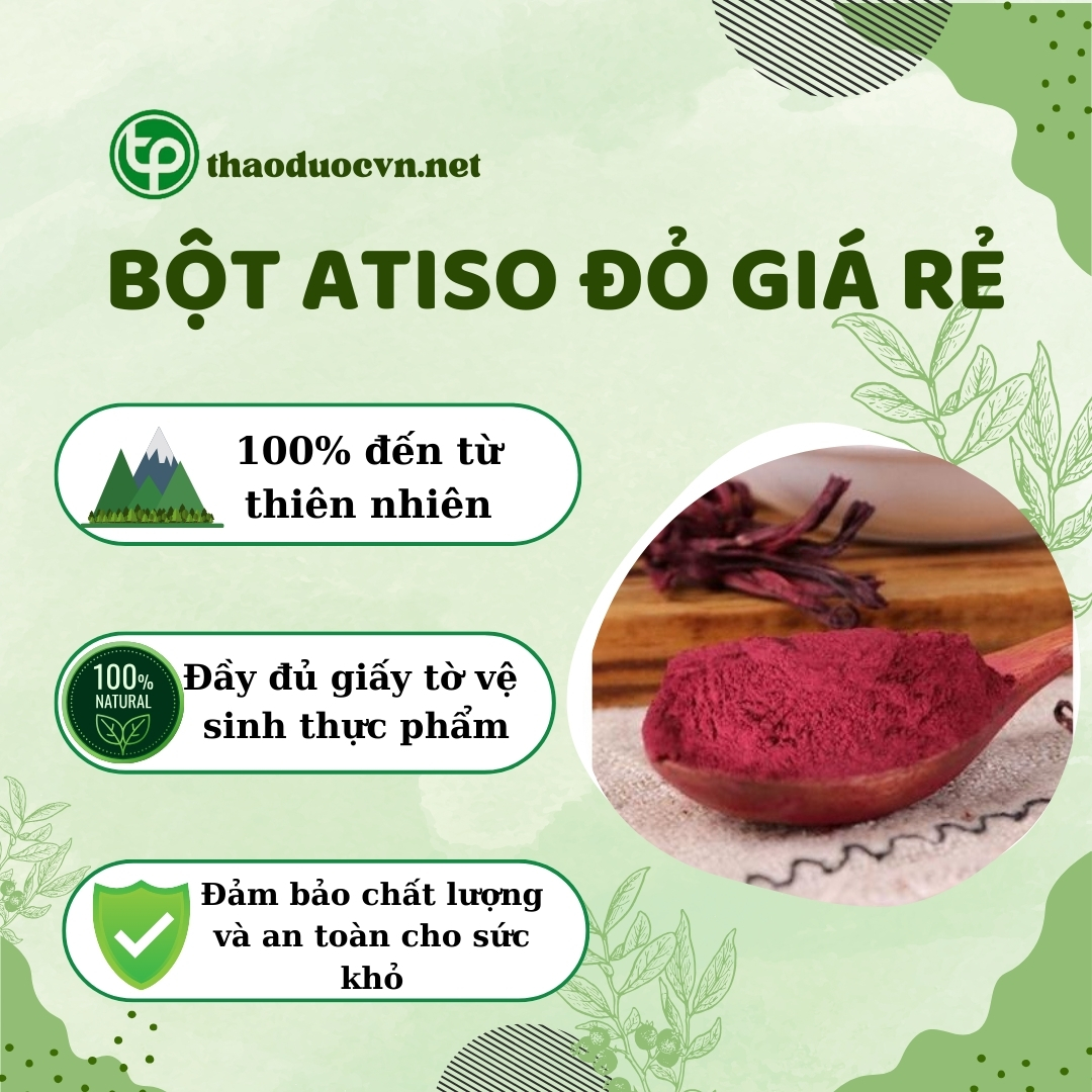 Chính sách ưu đãi khi mua bột hoa atiso đỏ giá rẻ ở Tấn Phát