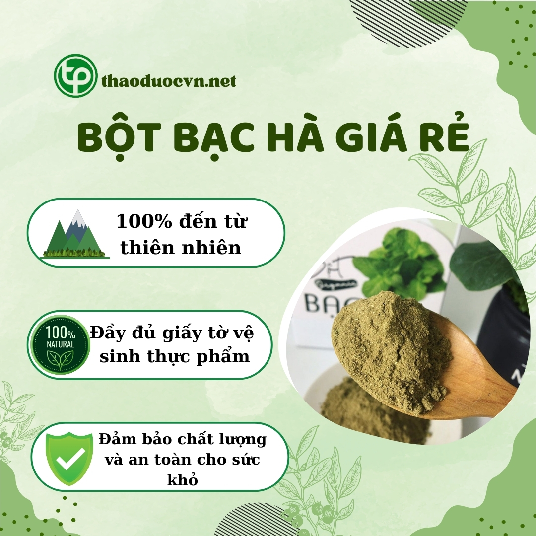 Tấn Phát - nơi bán bột bạc hà giá rẻ tại TP.HCM