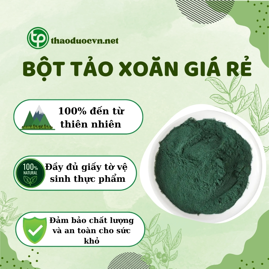 Tấn Phát là địa chỉ bán bột tảo xoăn giá rẻ tại TP.HCM