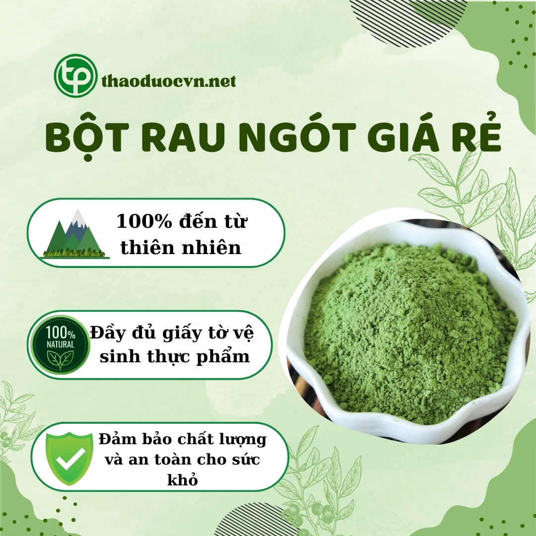 Tấn Phát là địa chỉ bán bột rau ngót giá rẻ tại TP.HCM
