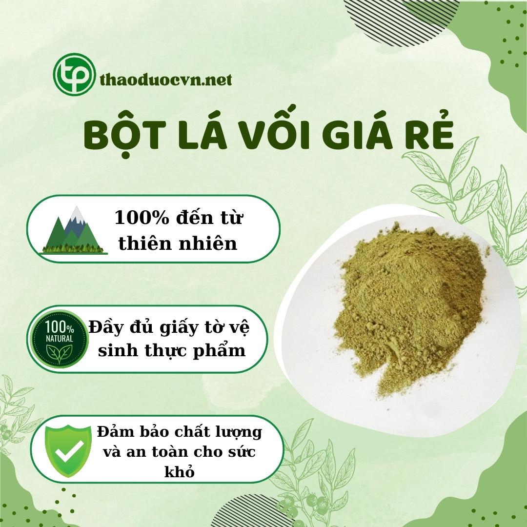 Cam kết khi mua bột lá vối giá rẻ tại Tấn Phát