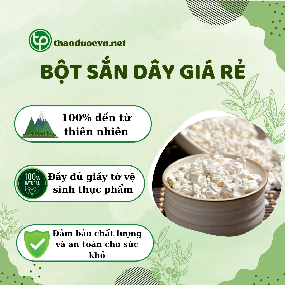 Tấn Phát là địa chỉ bán bột sắn dây giá rẻ tại TP.HCM