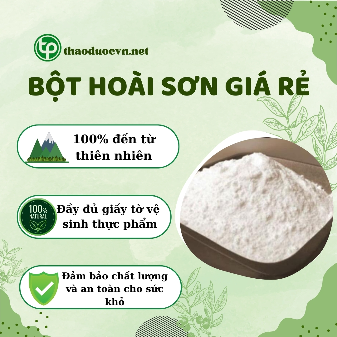 Tấn Phát là địa chỉ bán bột hoài sơn giá rẻ tại TP.HCM