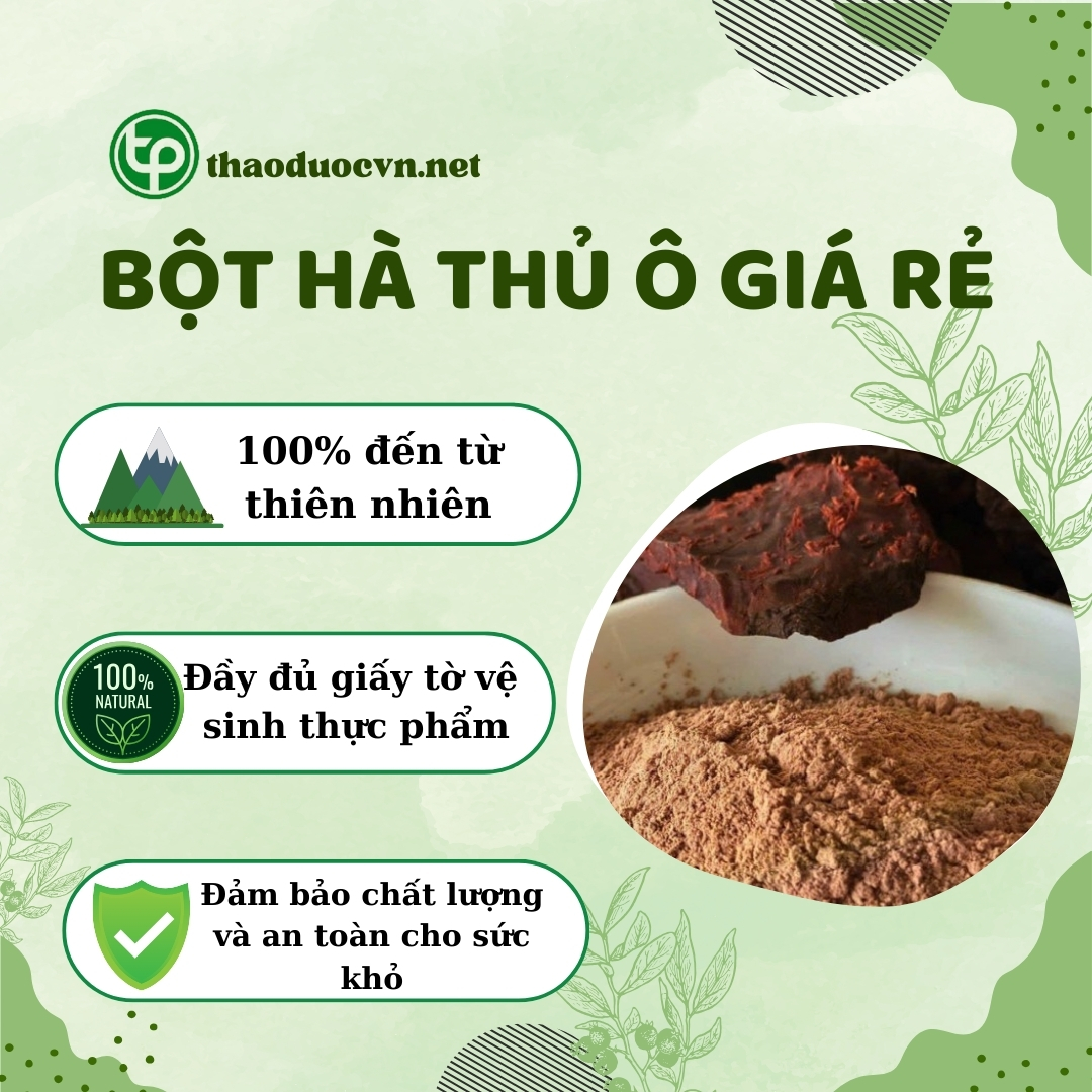 Tấn Phát là nơi bán bột hà thủ ô giá rẻ tại TP.HCM