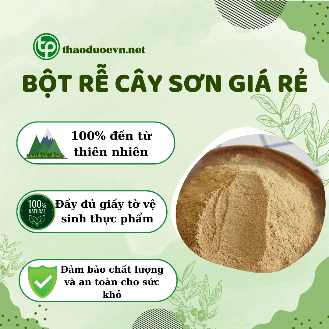Tấn Phát là địa chỉ bán bột rễ cây sơn giá rẻ tại TP.HCM