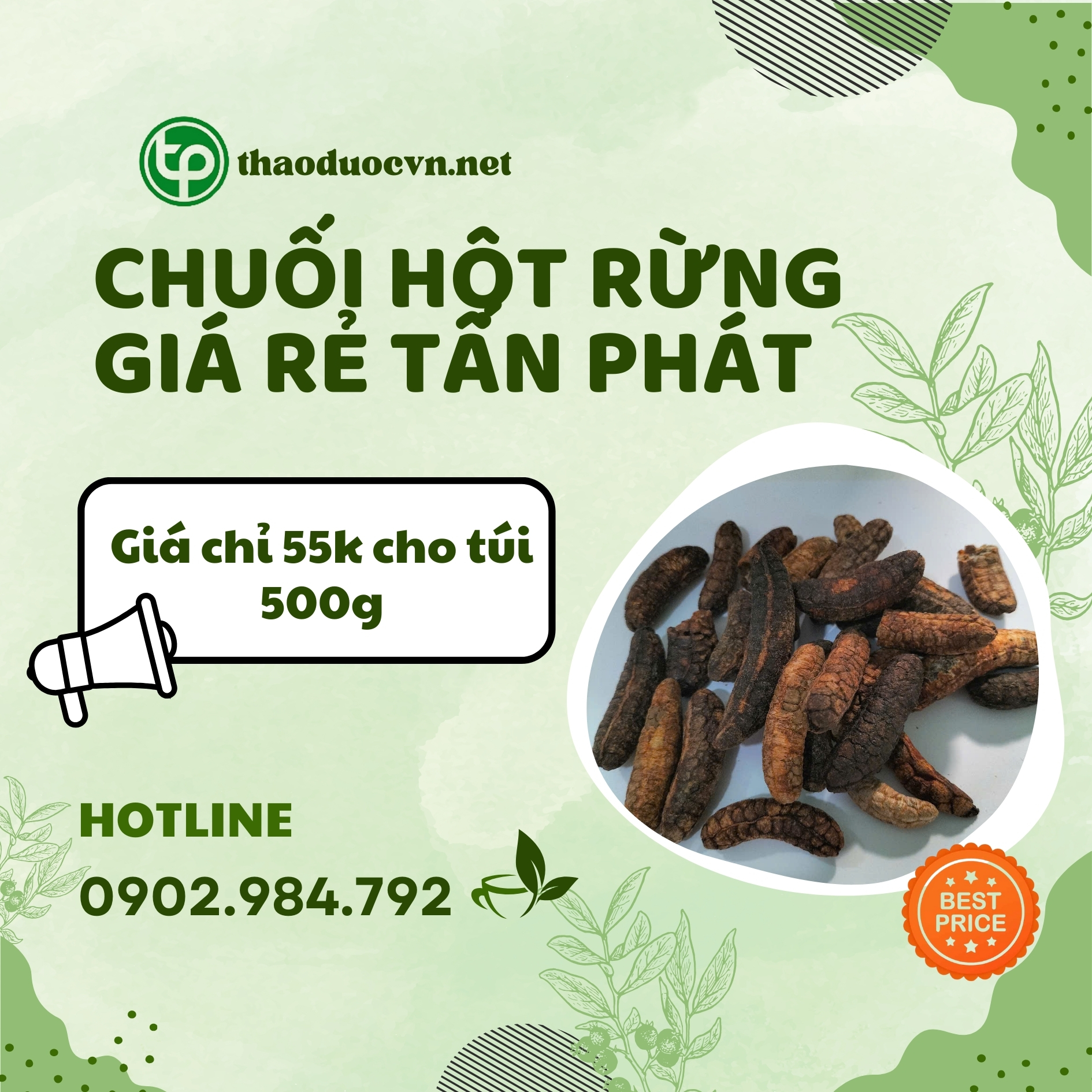 Mua chuối hột rừng giá rẻ ở HCM