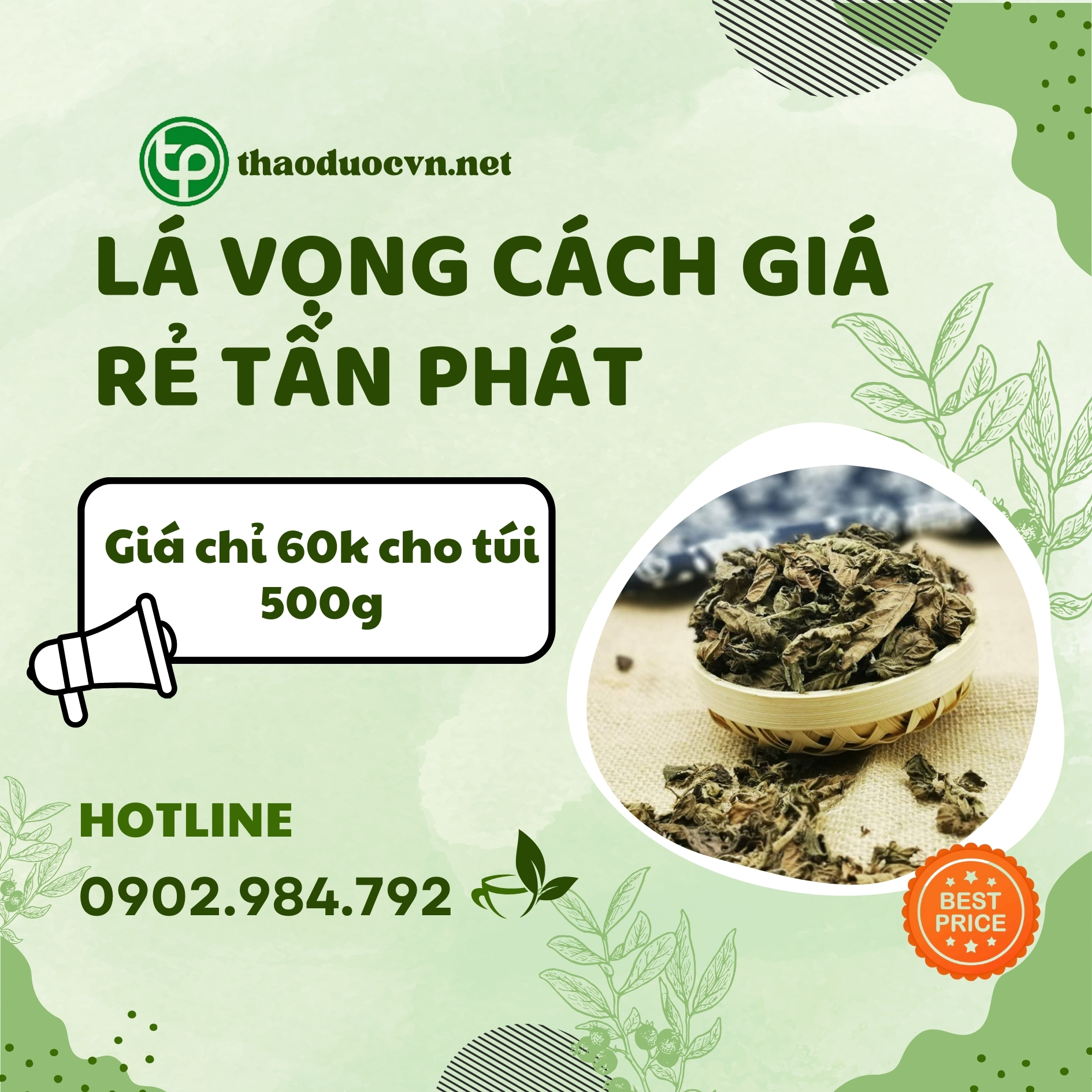 Sản phẩm lá vọng cách giá rẻ tại TP.HCM