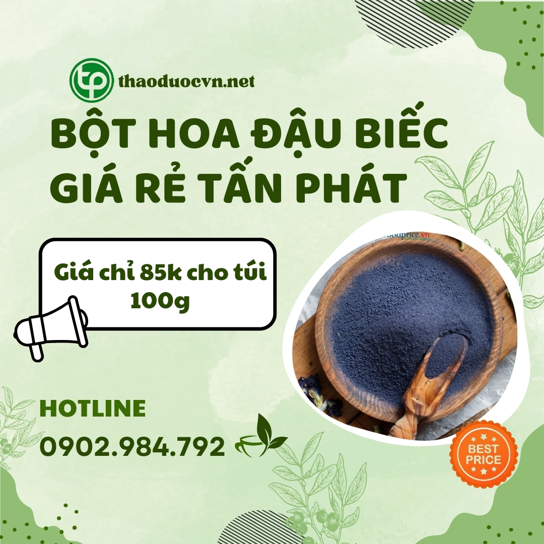 Mua bột hoa đậu biếc giá rẻ tại HCM