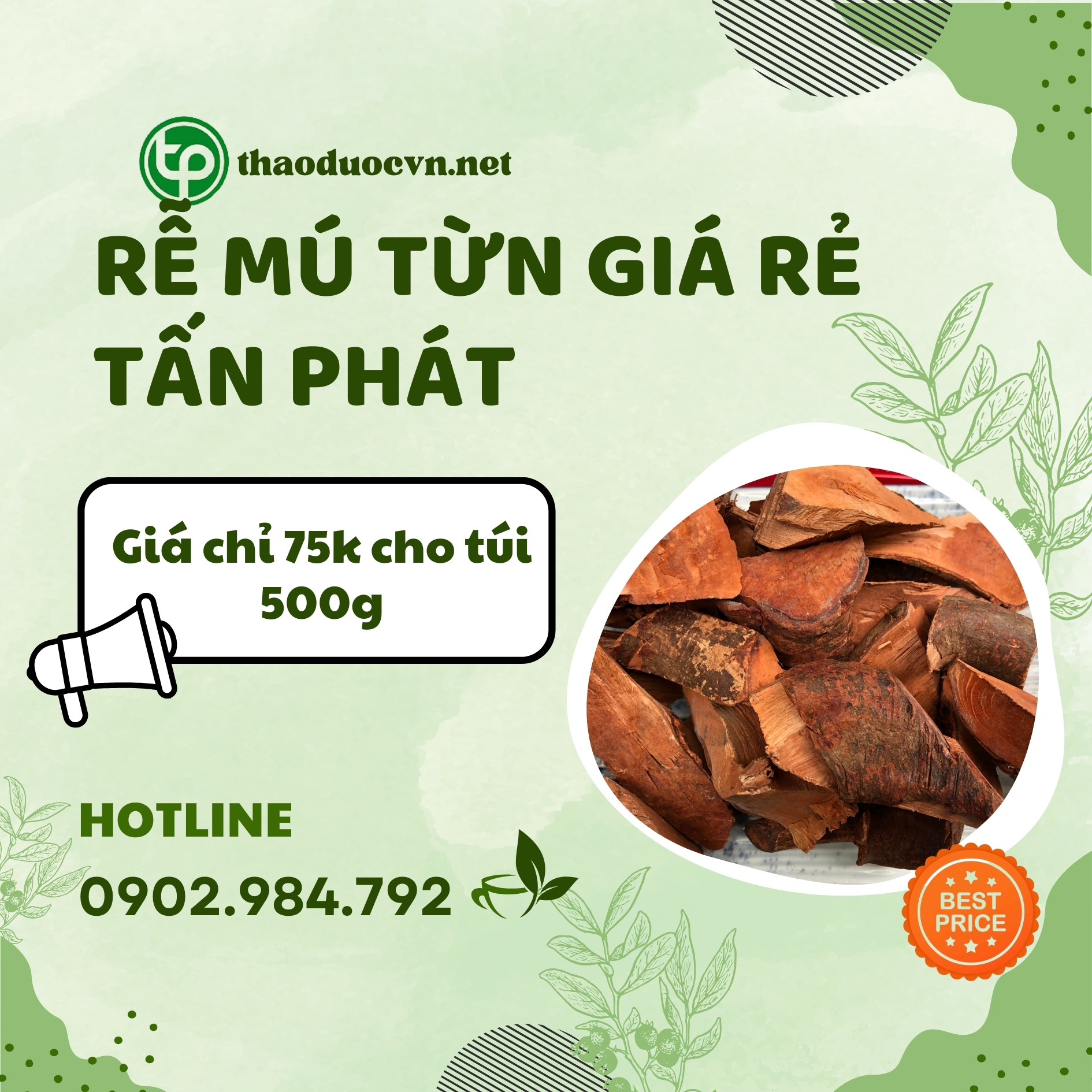 Mua rễ mú từn giá rẻ tại HCM