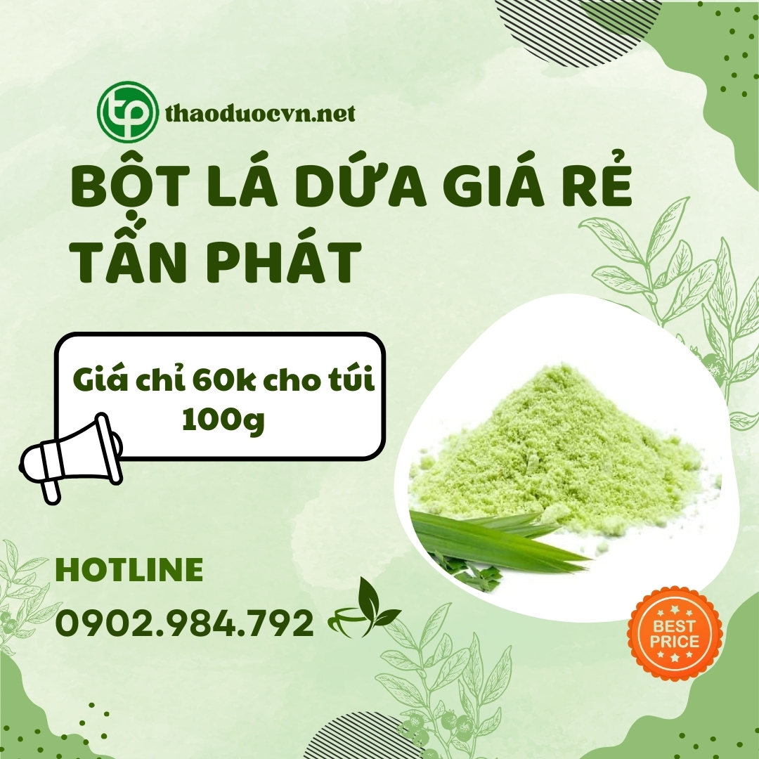 Mua ngay bột lá dứa giá rẻ tại HCM